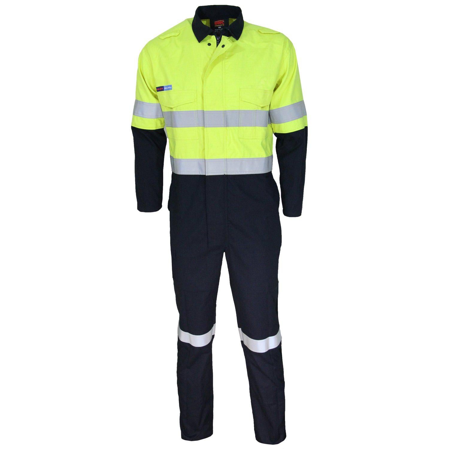 DNC Flame Retardant Arc HRC2 Taped 2-Tone Coveralls - 3481 - DNC Workwear Shop