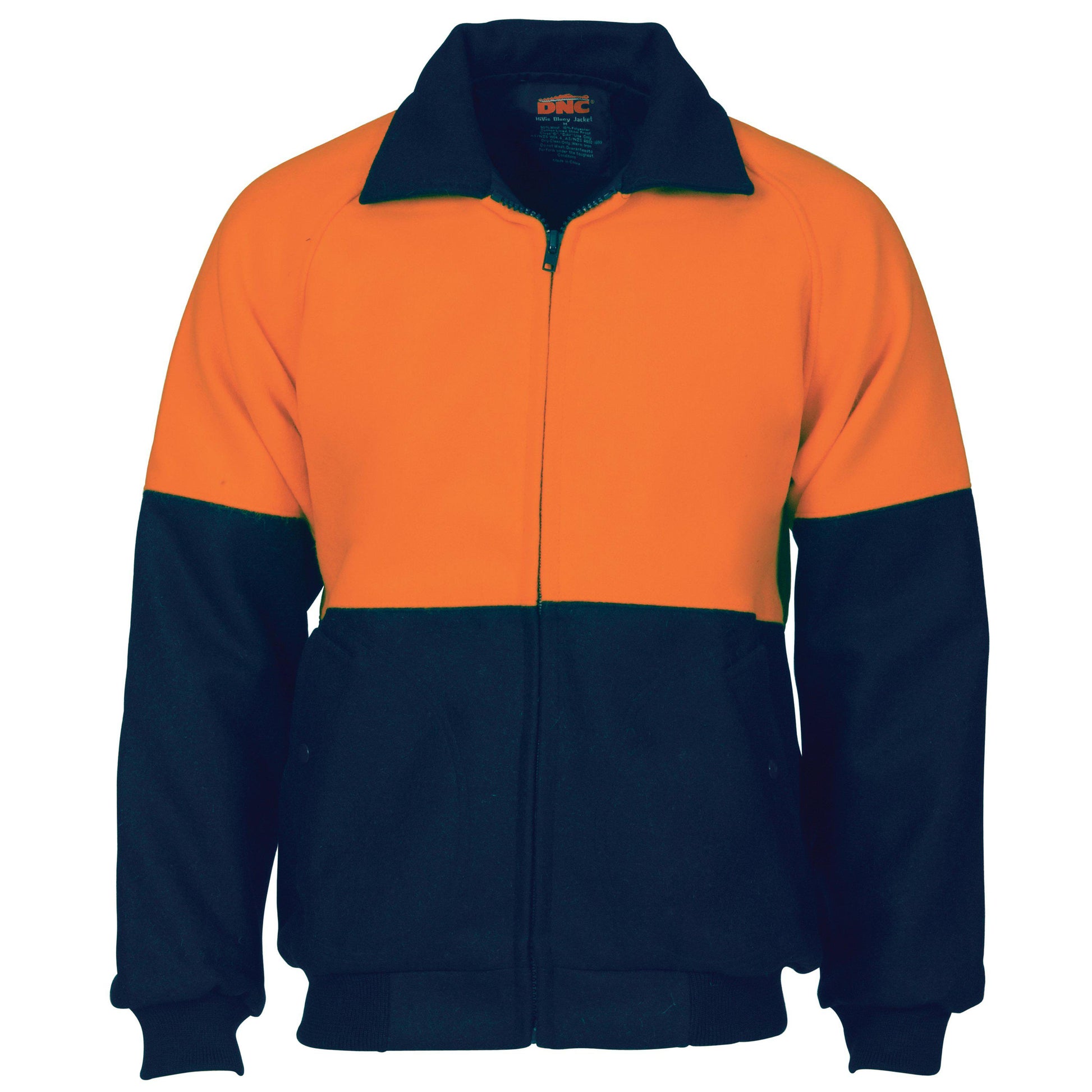 DNC HiVis 2-Tone Bluey Bomber Jacket - 3869 - DNC Workwear Shop