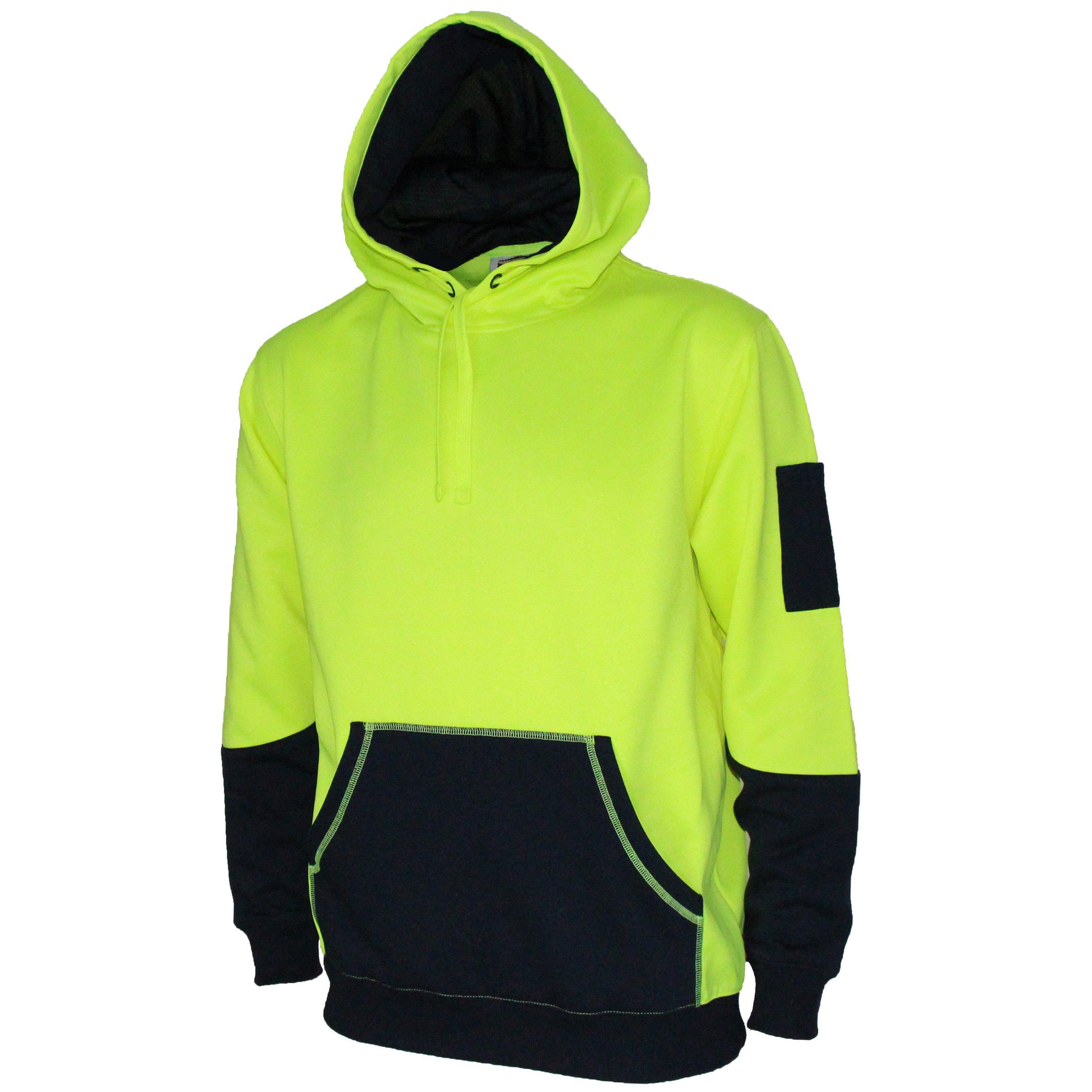 DNC HiVis 2-Tone Super Fleecy Hoodie - 3721 - DNC Workwear Shop