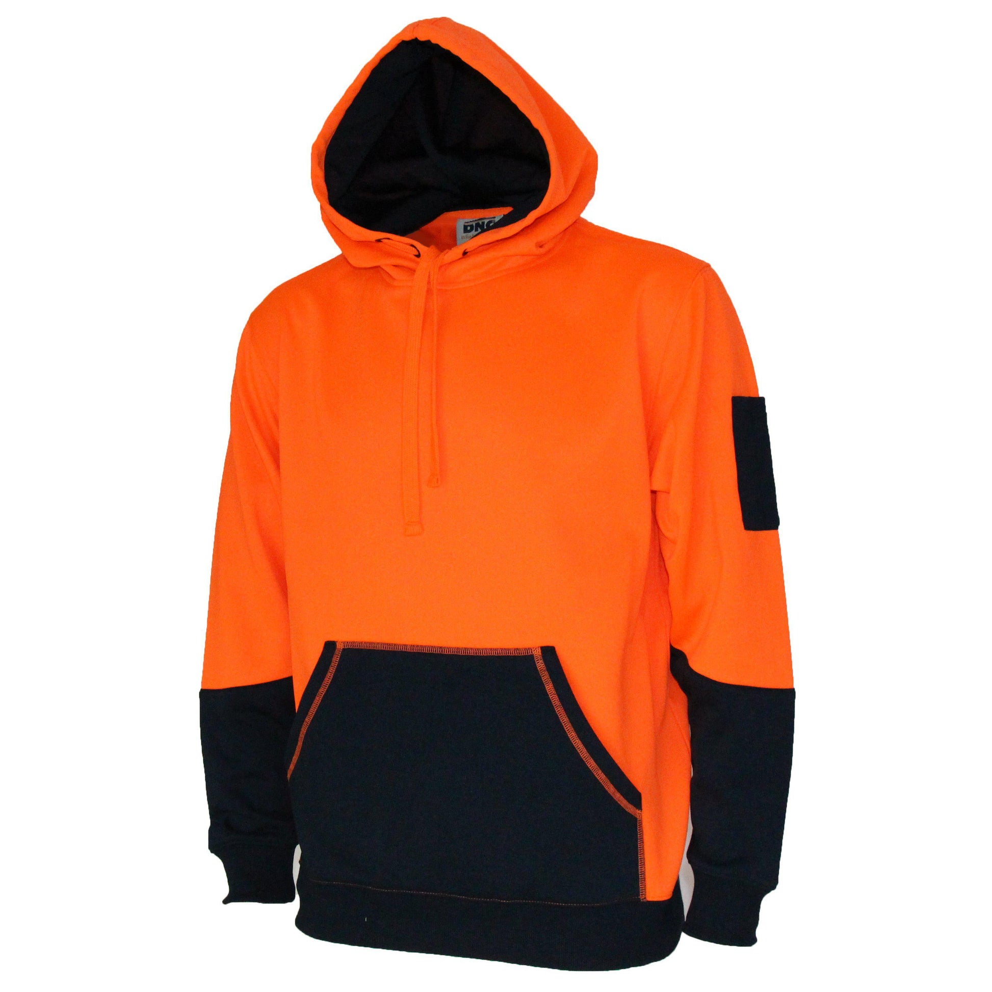 DNC HiVis 2-Tone Super Fleecy Hoodie - 3721 - DNC Workwear Shop