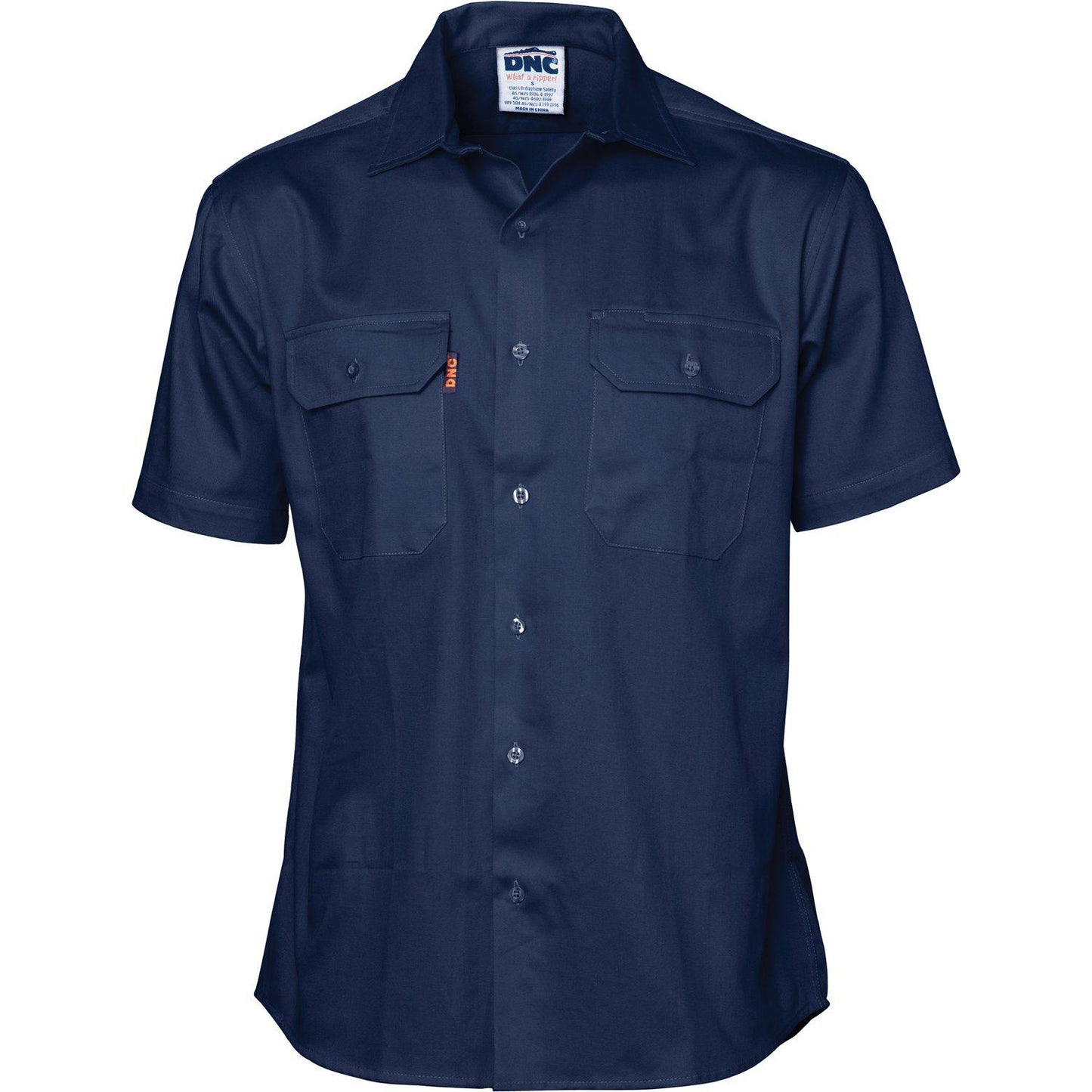 DNC HiVis Cool-Breeze Short Sleeve Work Shirt - 3207 - DNC Workwear Shop