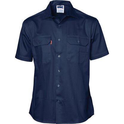 DNC HiVis Cool-Breeze Short Sleeve Work Shirt - 3207 - DNC Workwear Shop