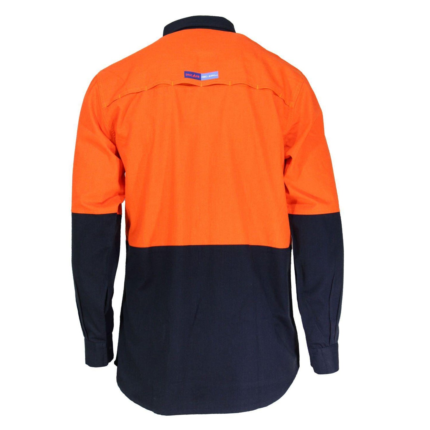 DNC HiVis Flame Retardant & Arc HRC1 2-Tone Lightweight Long Sleeve Shirt - 3441 - DNC Workwear Shop