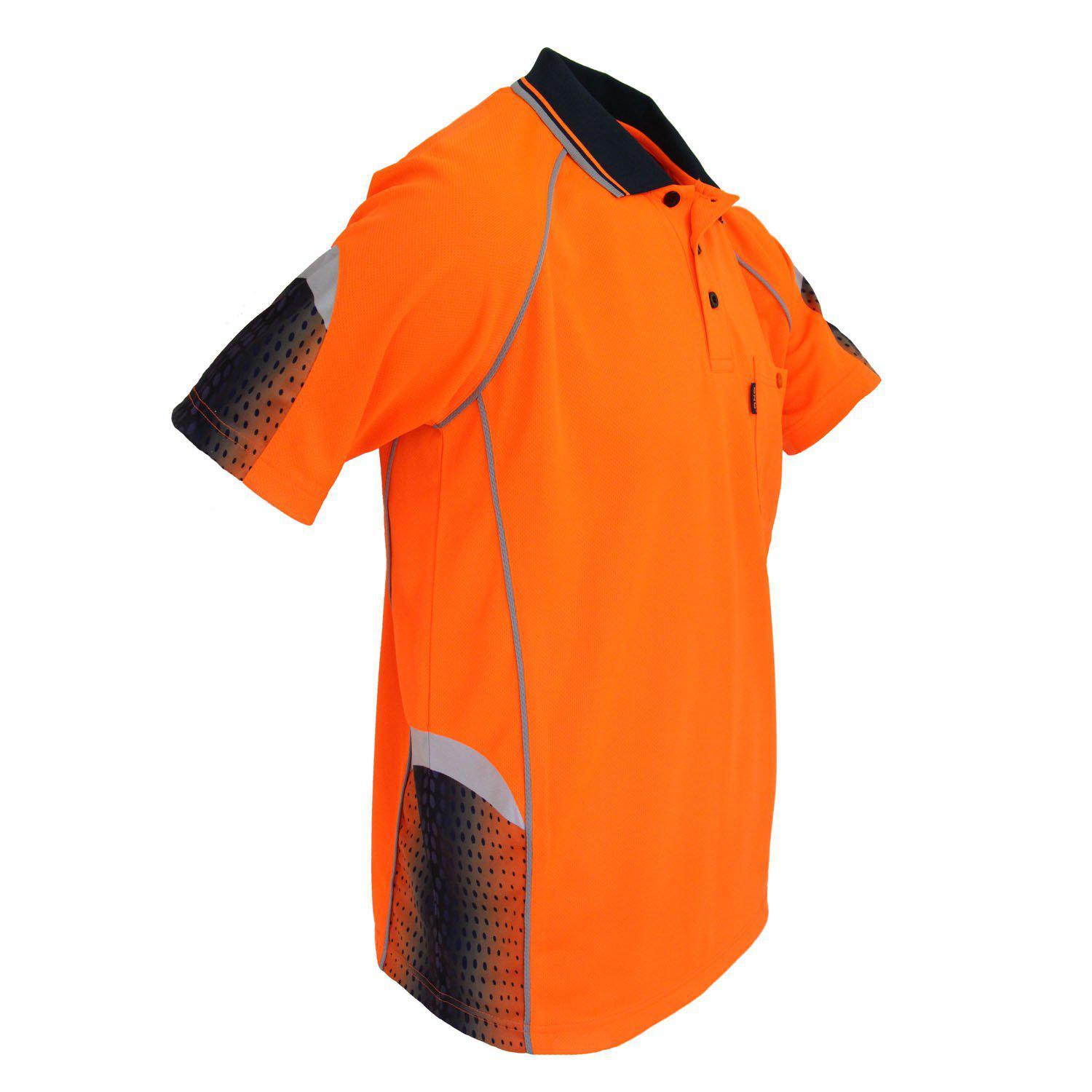 DNC HiVis Galaxy Sublimated Polo - 3564 - DNC Workwear Shop