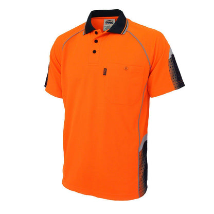 DNC HiVis Galaxy Sublimated Polo - 3564 - DNC Workwear Shop