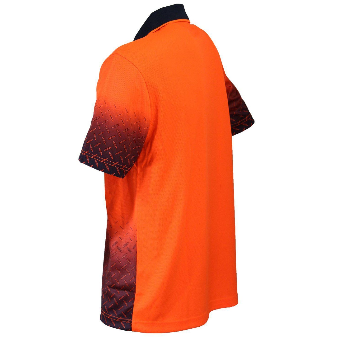 DNC HiVis Sublimated Diamond Plate Polo - 3552 - DNC Workwear Shop