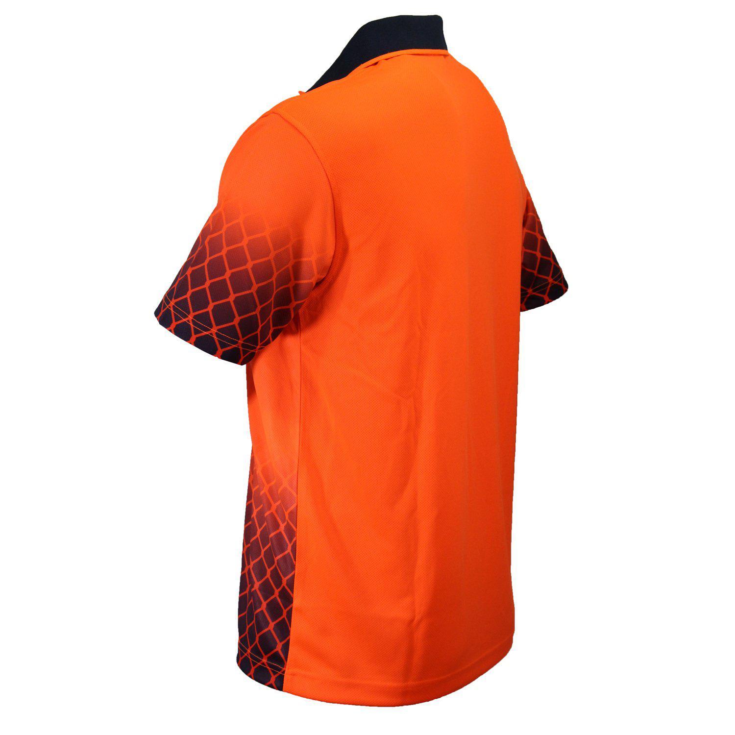 DNC HiVis Sublimated Metal Mesh Polo - 3551 - DNC Workwear Shop