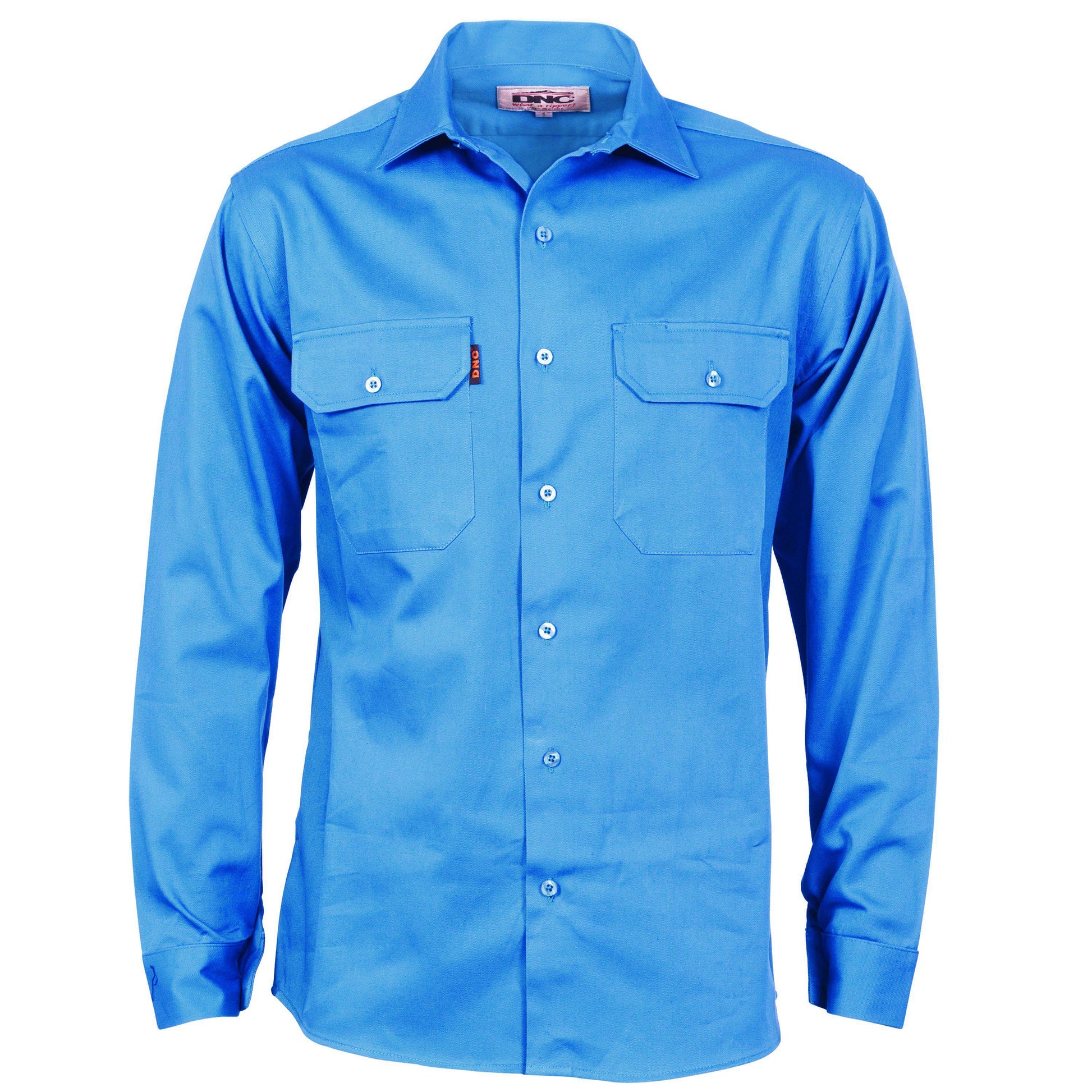 DNC Long Sleeve Drill Shirt with Gusset Sleeve - 3209 - DNC Workwear Shop