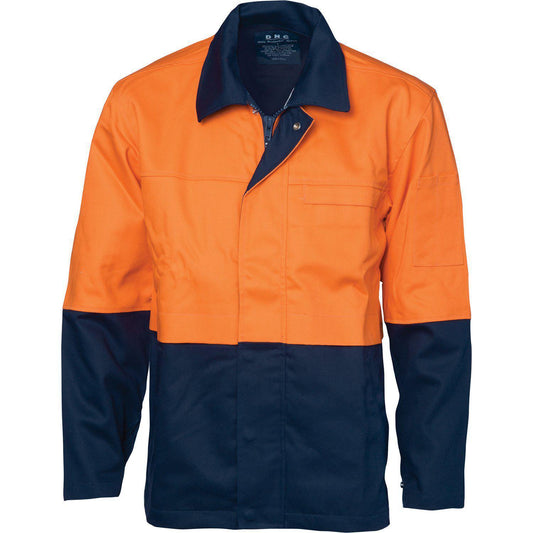 DNC Patron Saint Flame Retardant 2-Tone Drill Welders Jacket - 3431 - DNC Workwear Shop