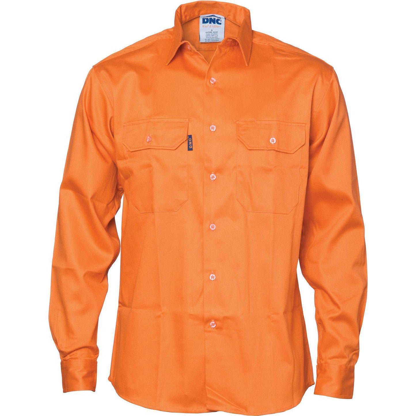 DNC Patron Saint Flame Retardant Long Sleeve Drill Shirt - 3402 - DNC Workwear Shop