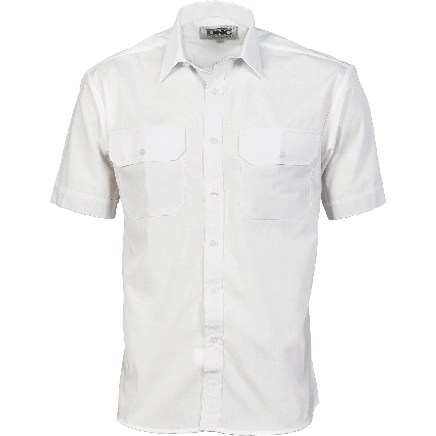 DNC Polyester Cotton Short Sleeve Work Shirt - 3211 - DNC Workwear Shop