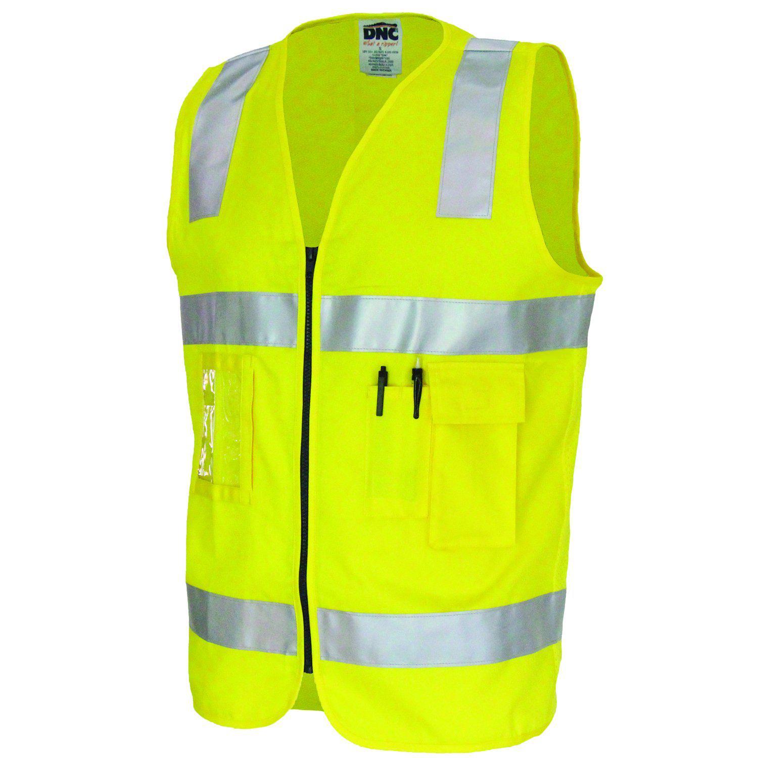 DNC Taped Cotton Air-Flow Safety Vest - 3809 - DNC Workwear Shop