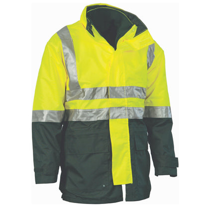 DNC Taped HiVis 2-Tone "4in1" Breathable Jacket - 3864 - DNC Workwear Shop