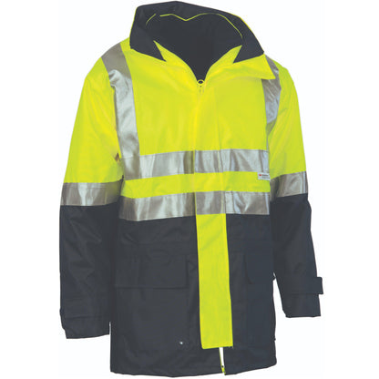 DNC Taped HiVis 2-Tone "4in1" Breathable Jacket - 3864 - DNC Workwear Shop