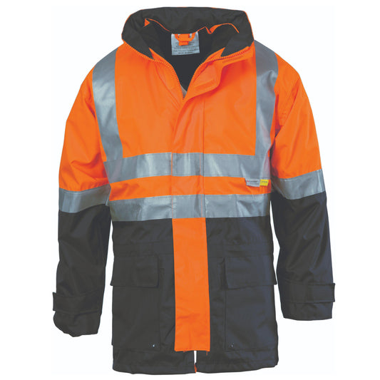 DNC Taped HiVis 2-Tone "4in1" Breathable Jacket - 3864 - DNC Workwear Shop