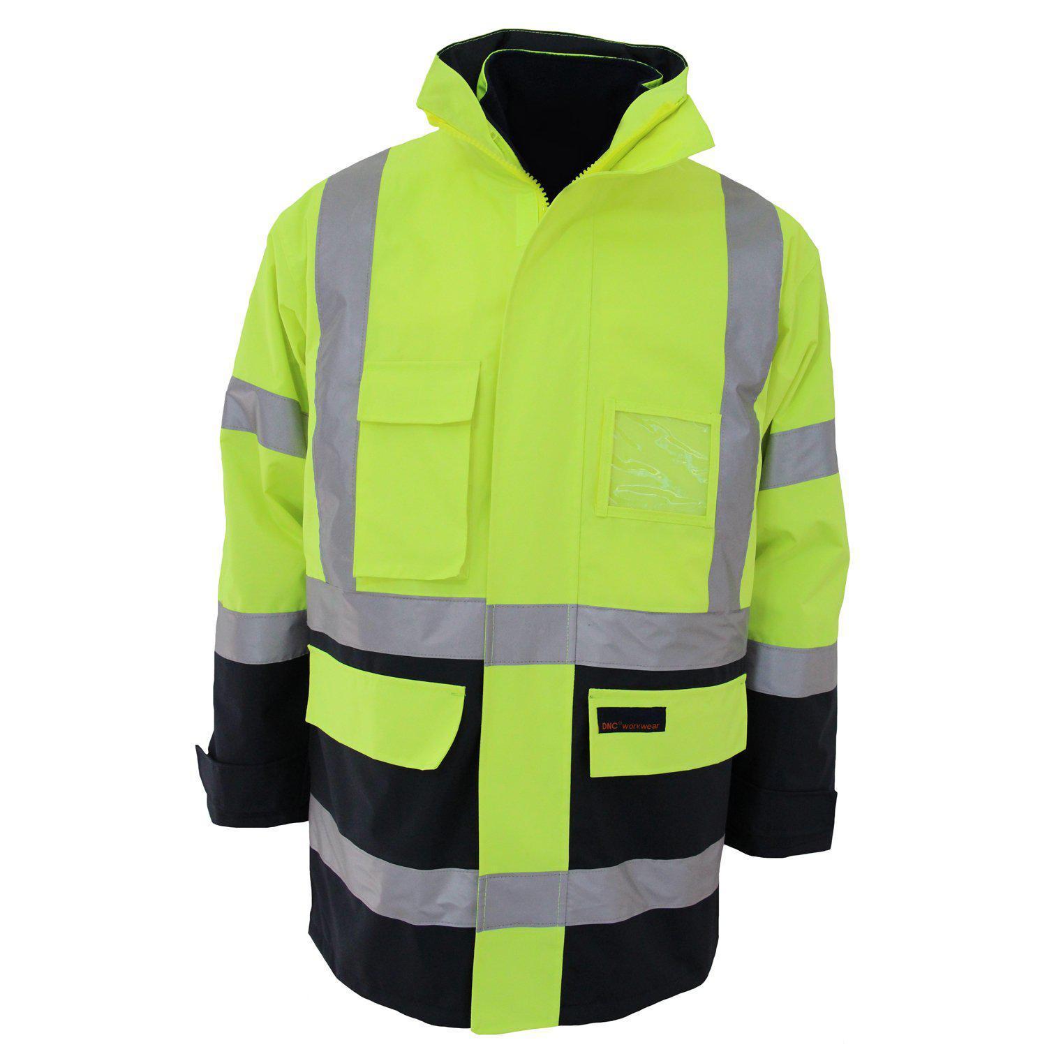 DNC Taped HiVis 2-Tone "6in1" Jacket - 3964 - DNC Workwear Shop