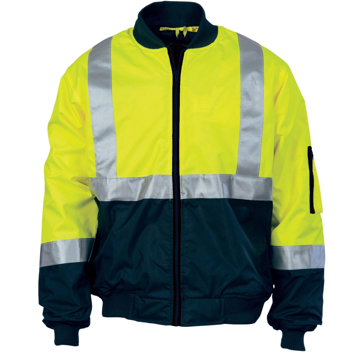 DNC Taped HiVis 2-Tone Bomber Jacket - 3762 - DNC Workwear Shop