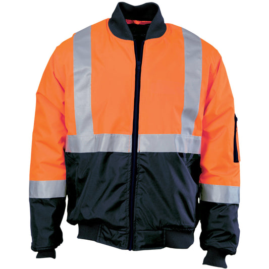 DNC Taped HiVis 2-Tone Bomber Jacket - 3762 - DNC Workwear Shop