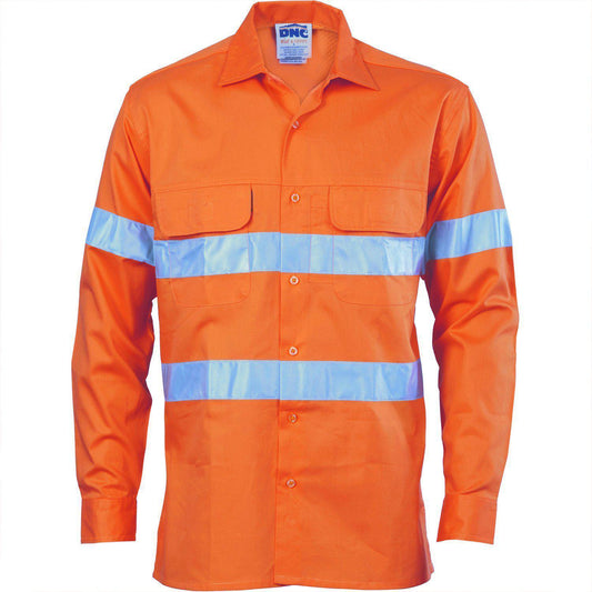 DNC Taped HiVis 3-Way Cool-Breeze Long Sleeve Shirt - 3947 - DNC Workwear Shop