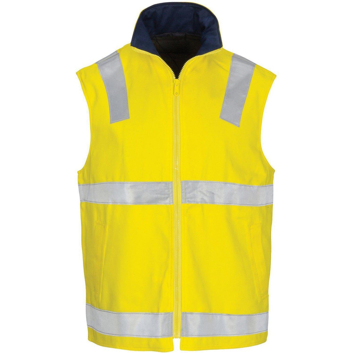 DNC Taped HiVis Reversible Vest - 3765 - DNC Workwear Shop