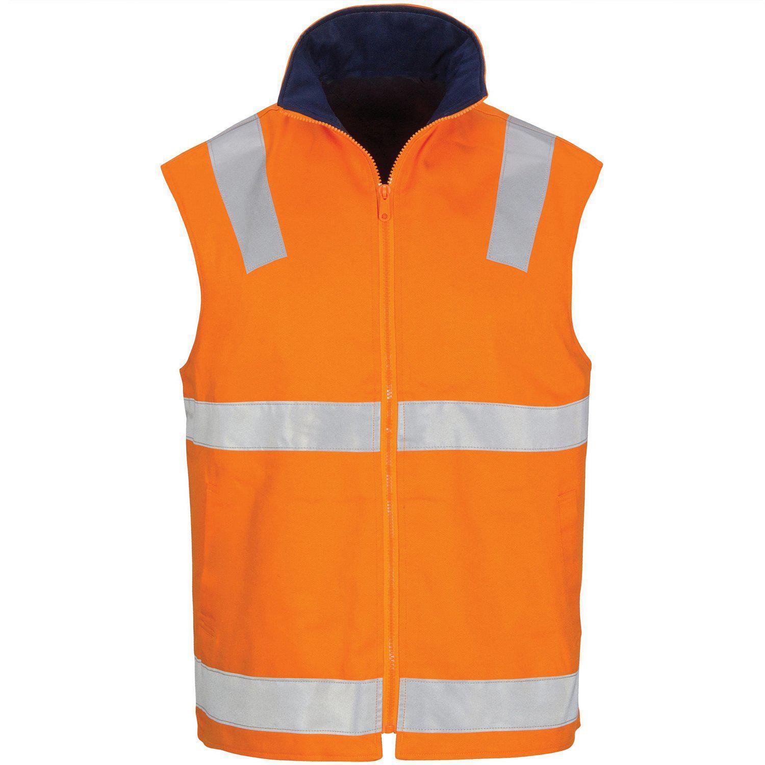 DNC Taped HiVis Reversible Vest - 3765 - DNC Workwear Shop