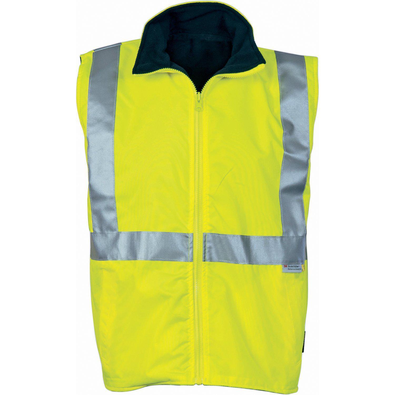 DNC Taped HiVis Reversible Vest - 3865 - DNC Workwear Shop