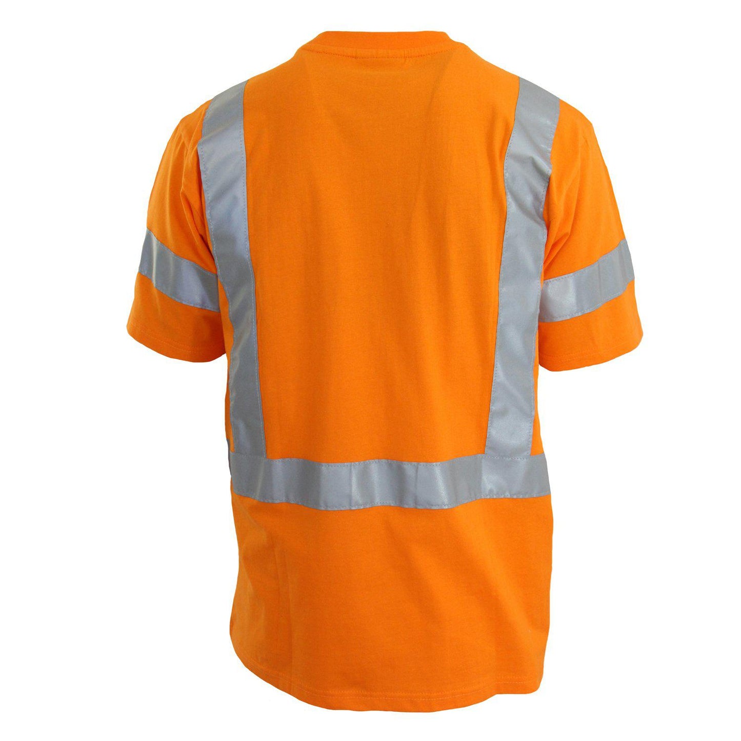 DNC Taped HiVis Short Sleeve Cotton Tee - 3917 - DNC Workwear Shop