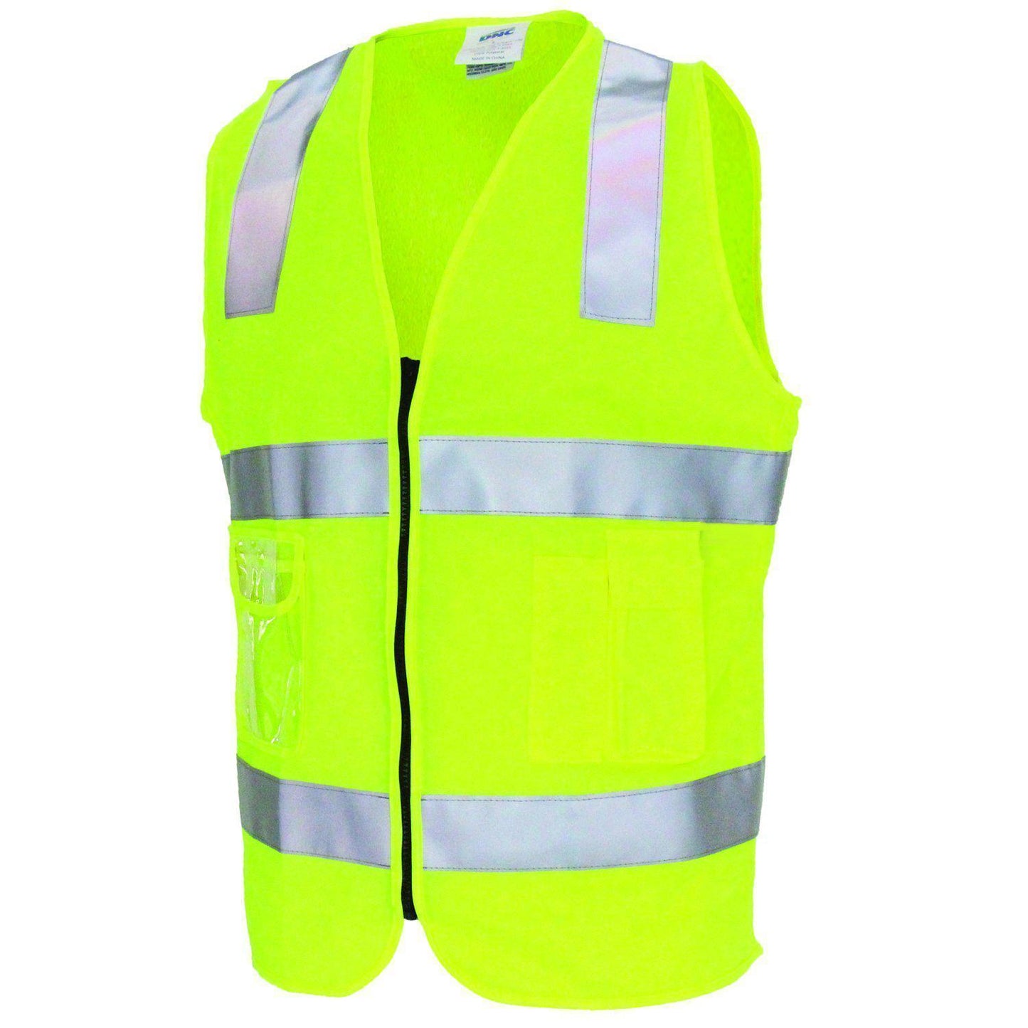 DNC Taped HiVis Side Panel Safety Vest - 3507 - DNC Workwear Shop