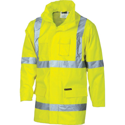 DNC Taped HiVis X-Back "2in1" Rain Jacket - 3995 - DNC Workwear Shop