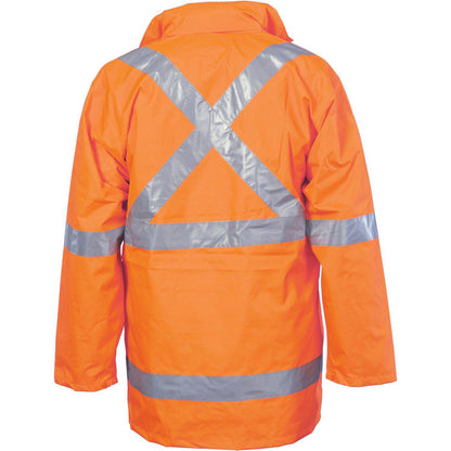 DNC Taped HiVis X-Back "2in1" Rain Jacket - 3995 - DNC Workwear Shop