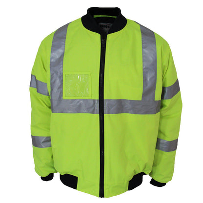 DNC Taped HiVis X-Back Flying Jacket - 3763 - DNC Workwear Shop