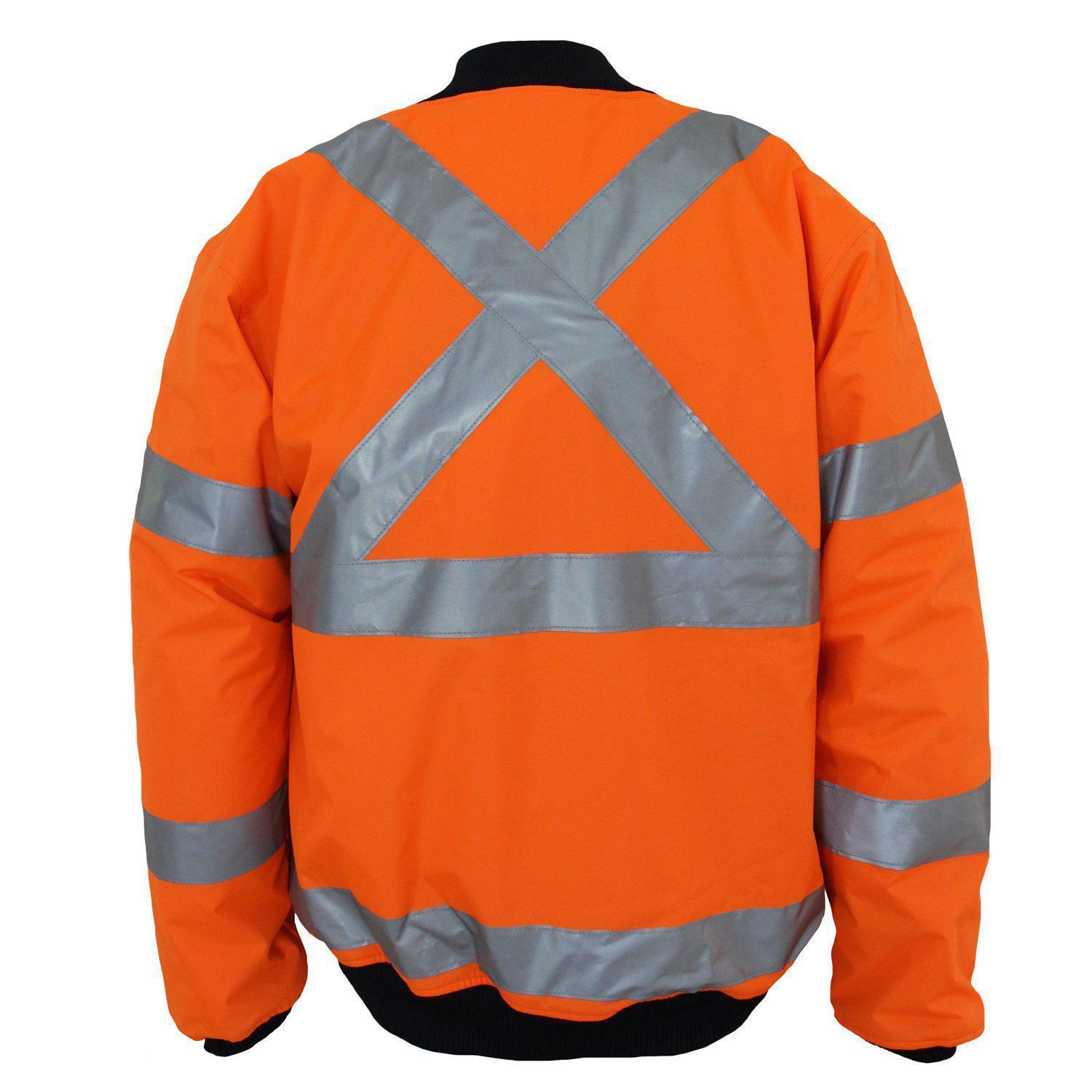 DNC Taped HiVis X-Back Flying Jacket - 3763 - DNC Workwear Shop