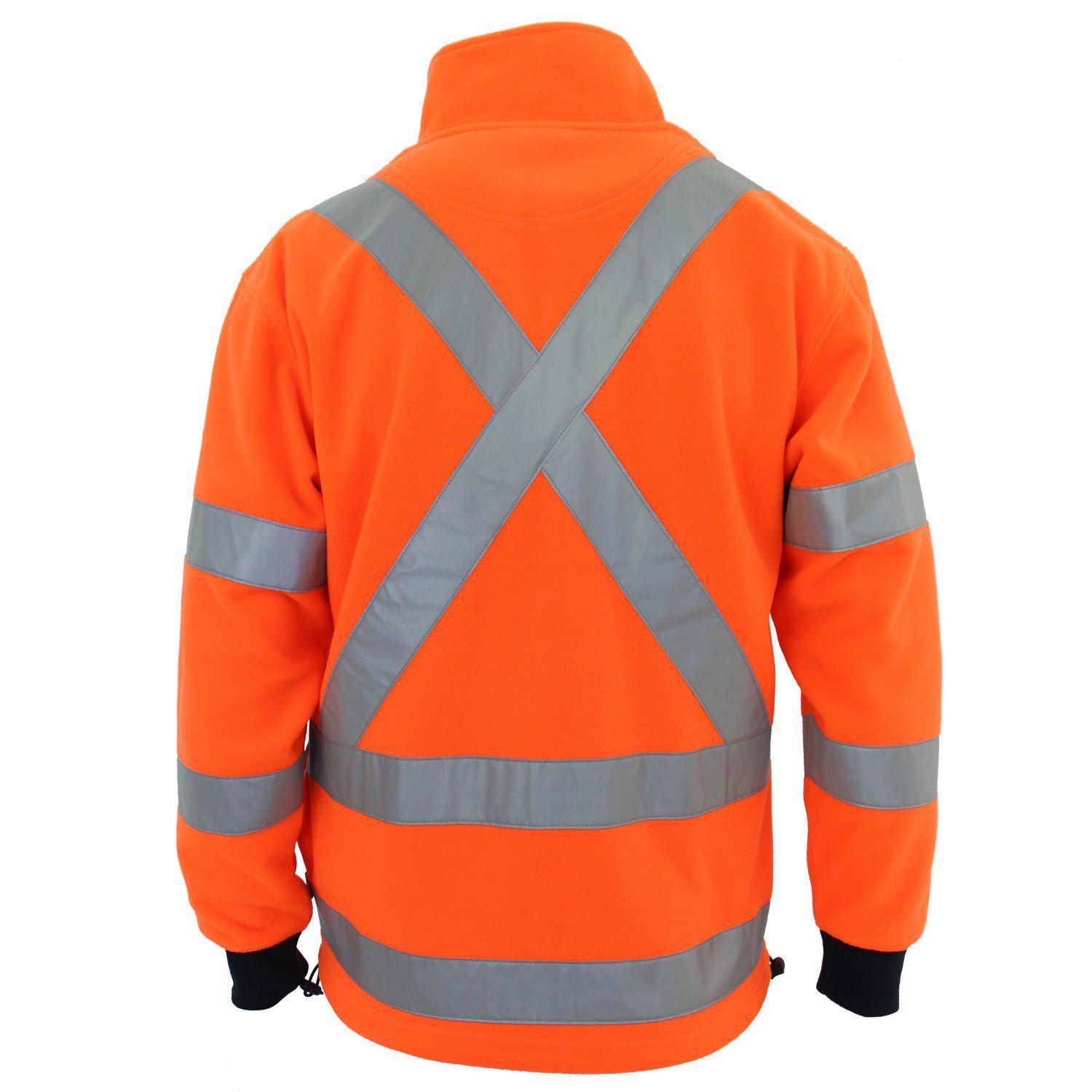 DNC Taped HiVis X-Back Polar Fleece - 3730 - DNC Workwear Shop