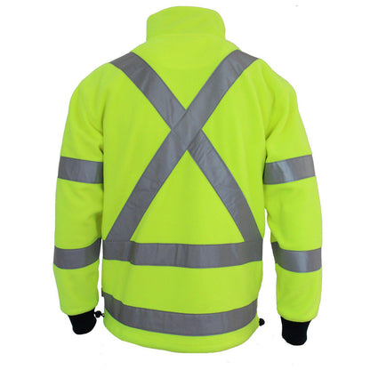 DNC Taped HiVis X-Back Polar Fleece - 3730 - DNC Workwear Shop