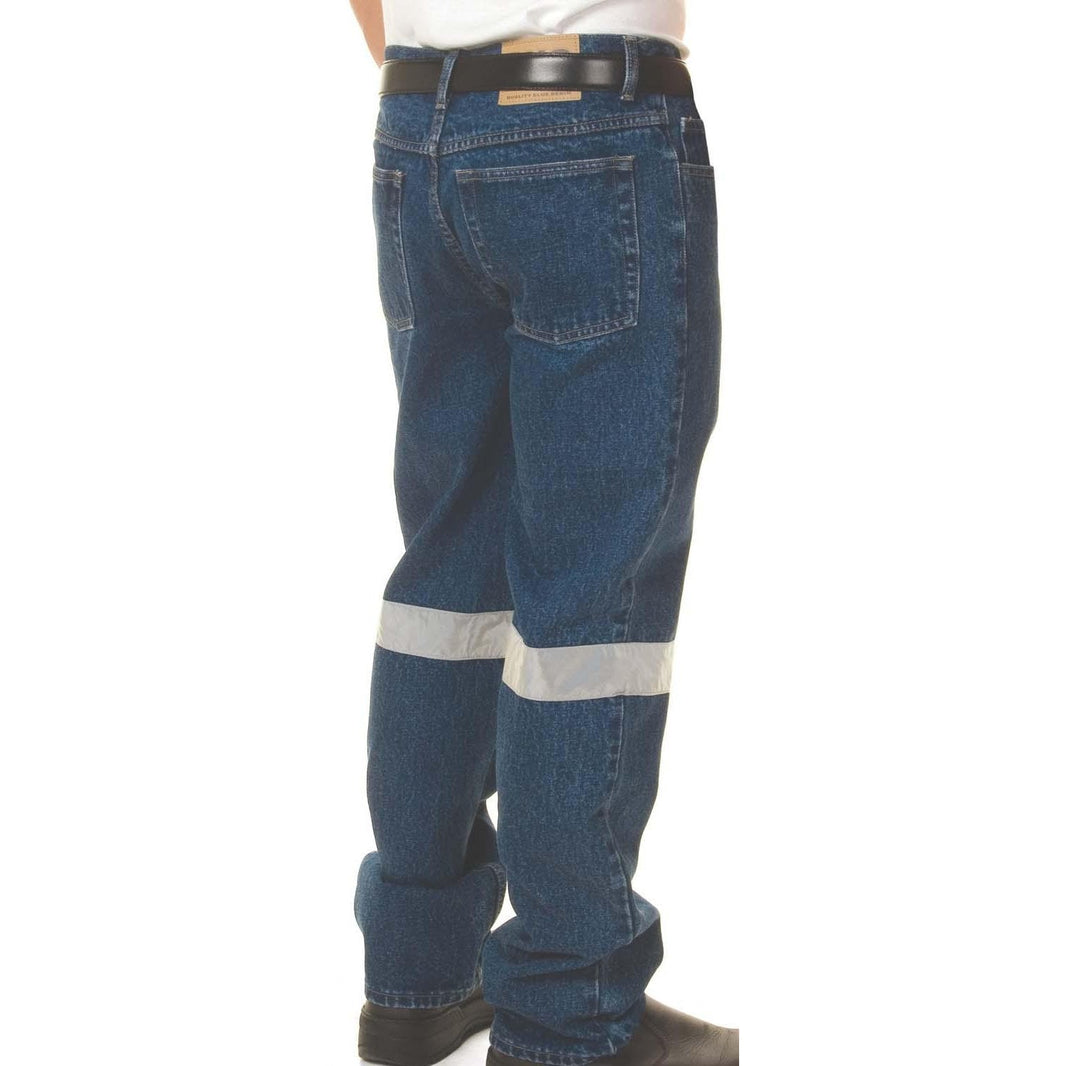 Dnc Workwear Denim Jeans With Csr Reflective Tape - 3327 main image 1