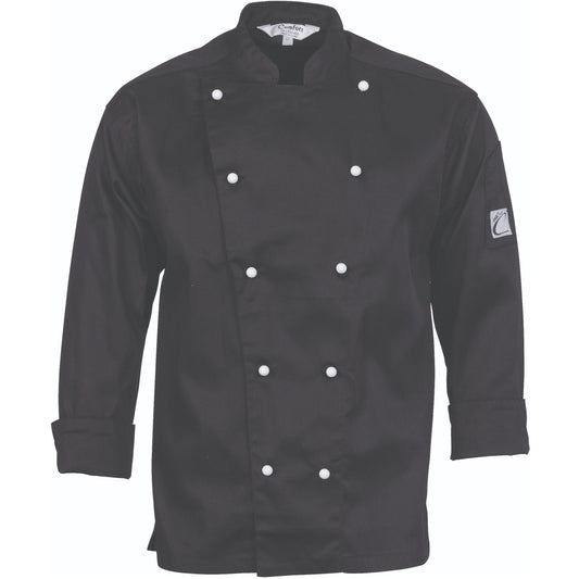 DNC Traditional Chef Long Sleeve Jacket - 1102 - DNC Workwear Shop