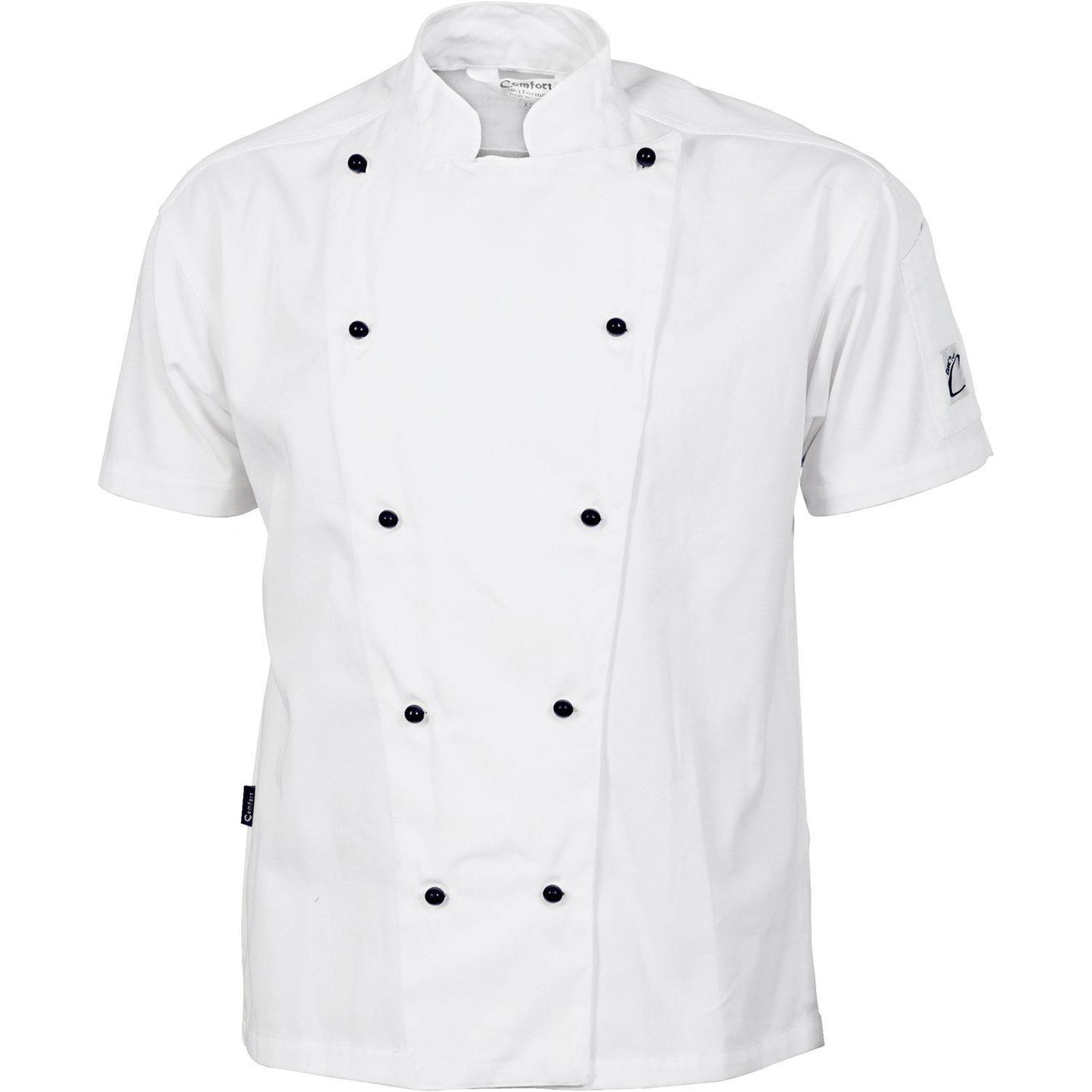 DNC Traditional Chef Short Sleeve Jacket - 1101 - DNC Workwear Shop