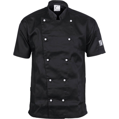 DNC Traditional Chef Short Sleeve Jacket - 1101 - DNC Workwear Shop